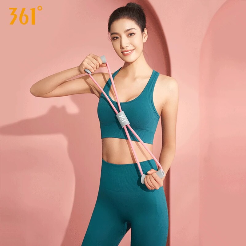 361度8字拉力器女家用健身皮筋 海滨诚品运动户外拉力绳/拉力器