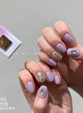 韩国本土Think of nail TS1009色号浅透紫色贵妇 高端 新品包邮