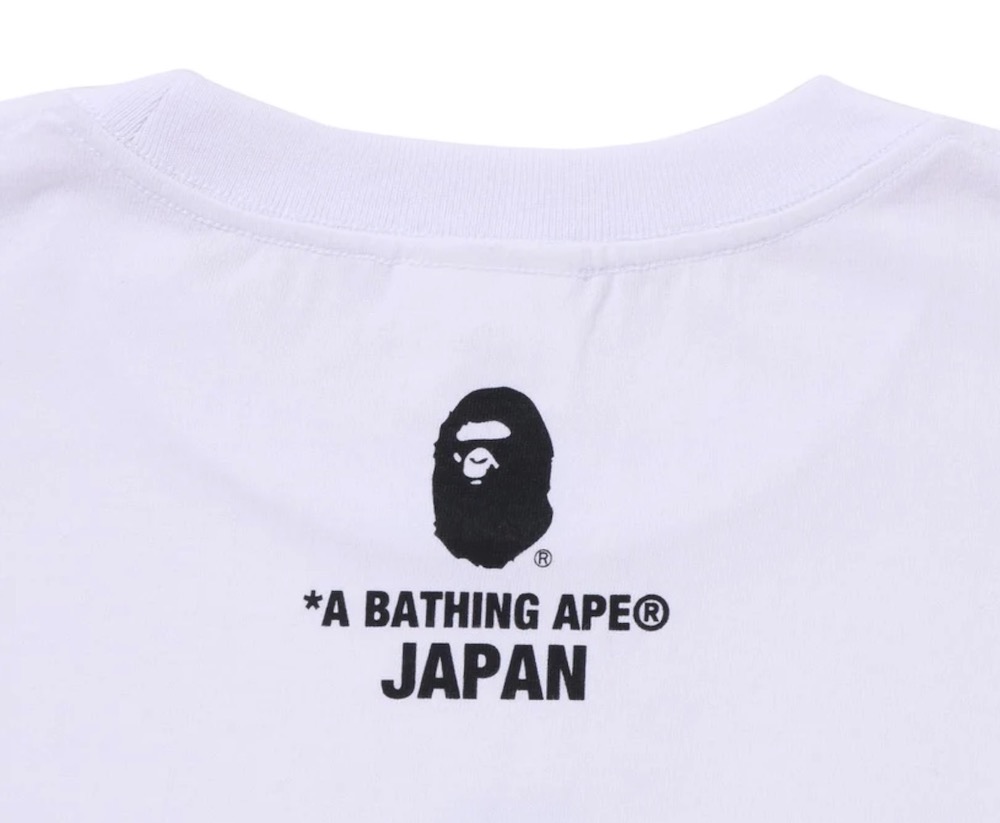 BAPE 短袖T恤 字母猿头圆领半袖 纪念款 日本代购 JAPAN COLLEGE - 图3