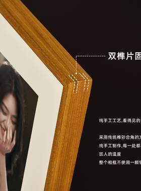 洗照片做成相框diy多宫格定制装裱实木挂墙年度纪念礼物照片相框