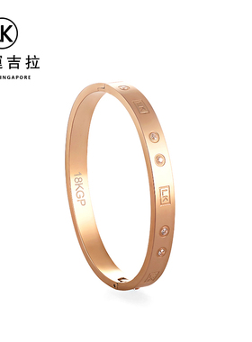 [ 设计师原创 ] 经典高端LUCKY手镯小众百搭不掉色生日送老婆女友