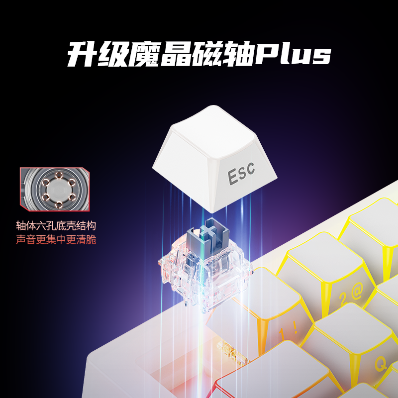 【新品】CHERRY樱桃K5Ultra魔晶磁轴Plus键盘RGB电竞FPS专用打瓦