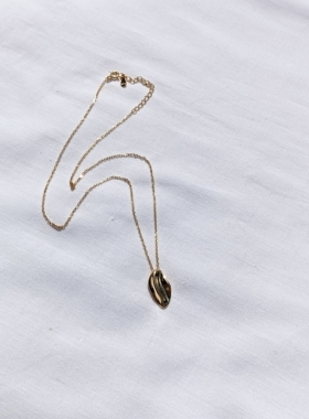 青岛外贸流行饰品欧美原单正品个性复抽象925银镀真金精品项链