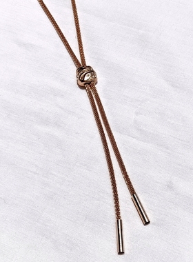 青岛外贸流行饰品欧美原单正品个性小众设计感流苏满钻精品项链