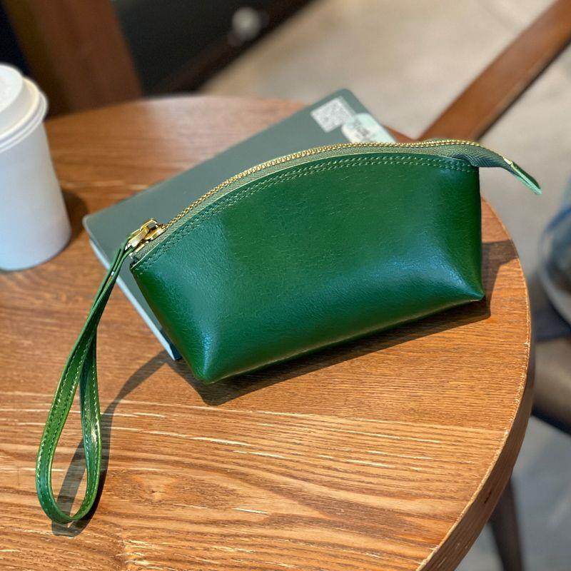 纯牛皮大容量零钱包女百搭2025新款真皮手拎钱包放手机休闲手拿包,淘宝优惠券,粉丝福利购,淘宝优惠卷