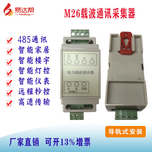 电力线通信设备 485载波通讯模块无线远程抄数智能家居家电控制器 - 图0