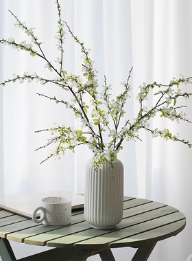 雪柳仿真花北欧高级感家居客厅桌面摆件假花酒店装饰拍照摆件花束