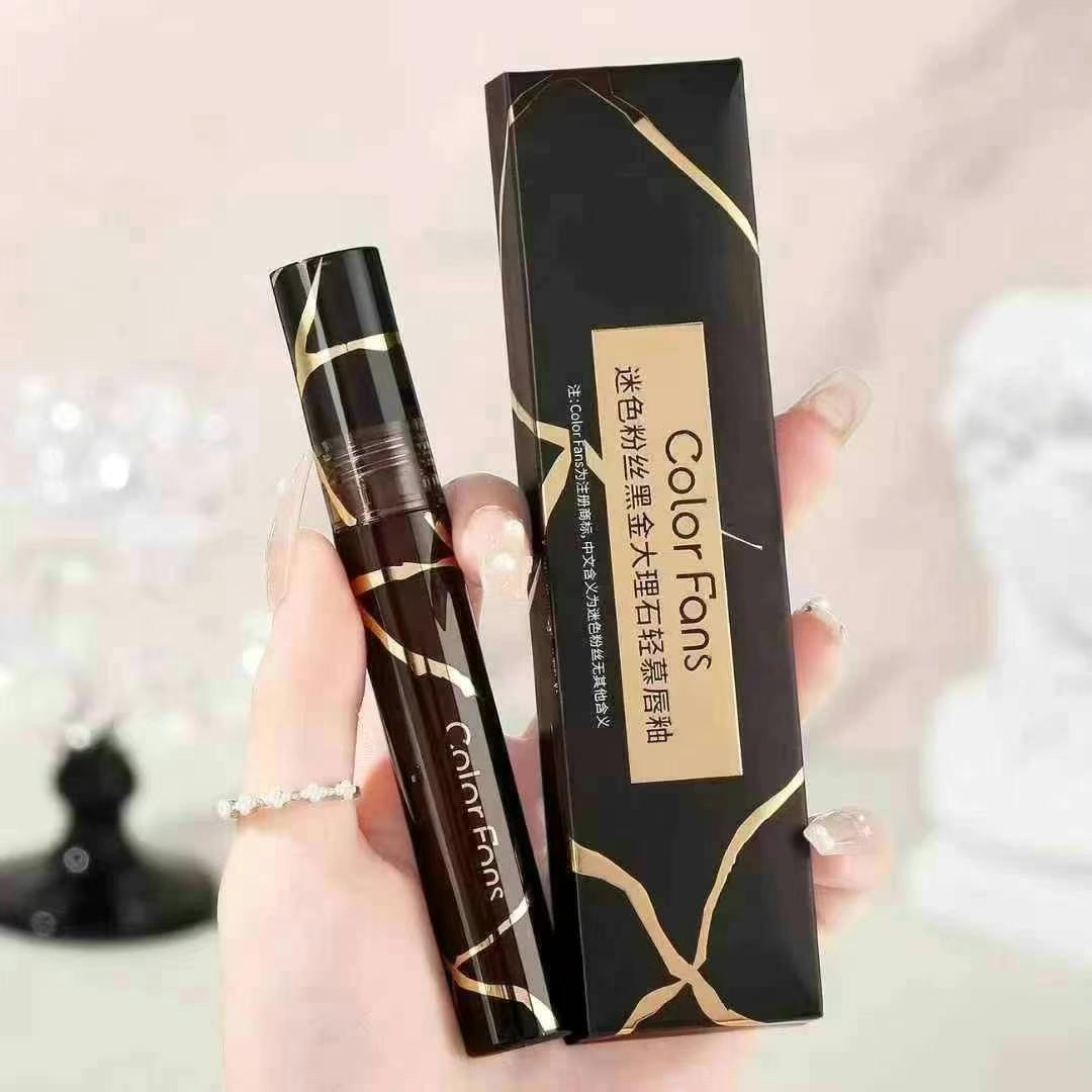 迷色粉丝黑金唇釉丝绒质地轻薄不粘腻保湿滋润哑光持色显白 - 图2