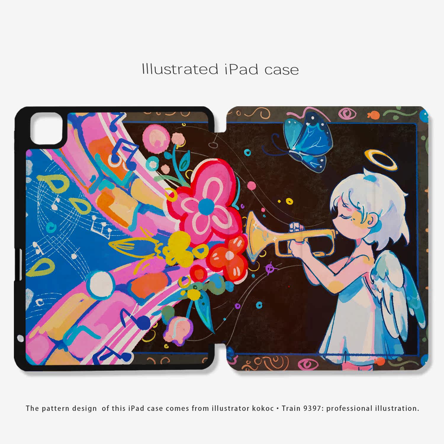 9397 KOKOC ipad平板壳适用于ipadpro2018/2020/2024 10.9 11寸12.9寸13寸黑色机壳,淘宝优惠券,粉丝福利购,淘宝优惠卷