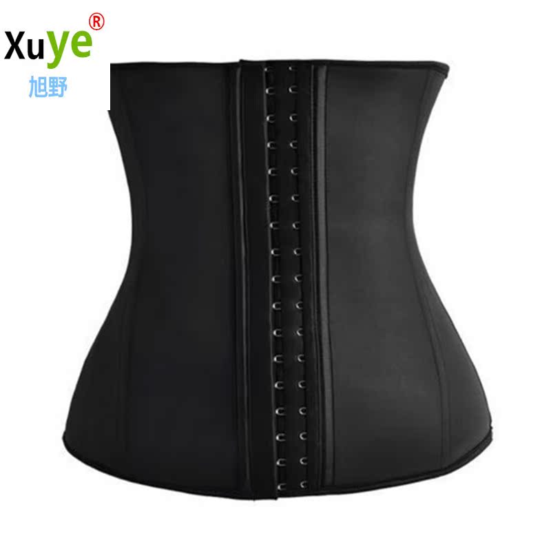 women Hot Waist shaper Steel Boned Corset Belly Slim Belt-图3