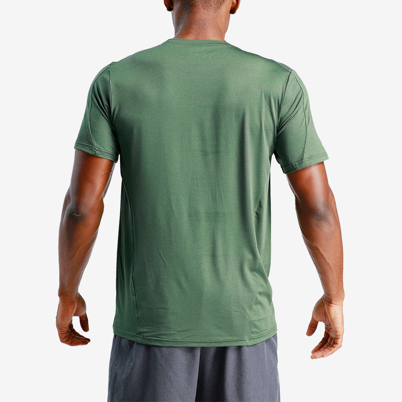 Men outdoor running quick dry short sleeve T-shirt - 图2