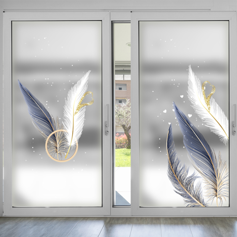 卫生间玻璃静电保护膜透光不透明防走光磨砂材质厨房窗户防油贴纸 - 图1