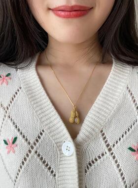 和田玉吉祥幸运玉坠锁骨链礼物女