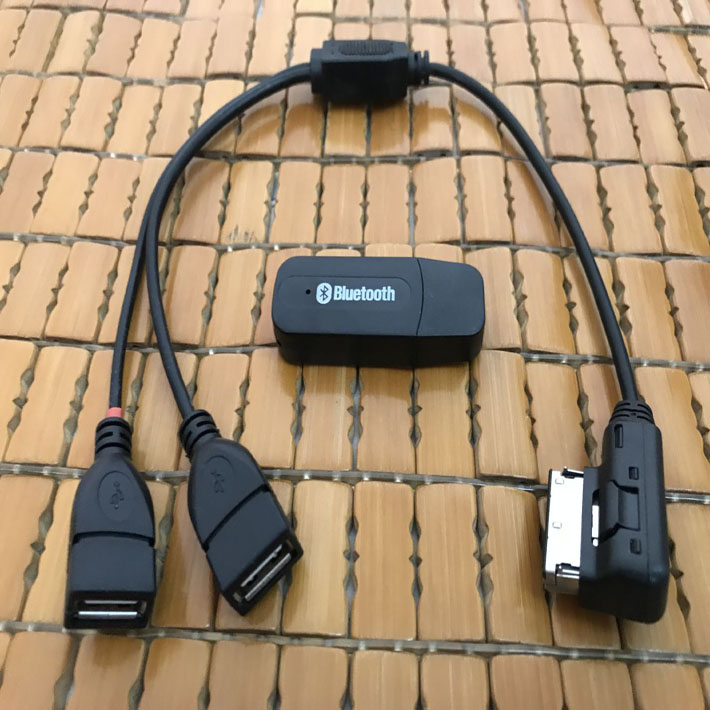 奥迪AMI aux转USB 3.5数据线A6LA4LA5A8LQ3Q5Q7音频线转接线音乐