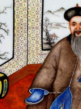 左宗棠礼物清朝茶杯摆件工艺品