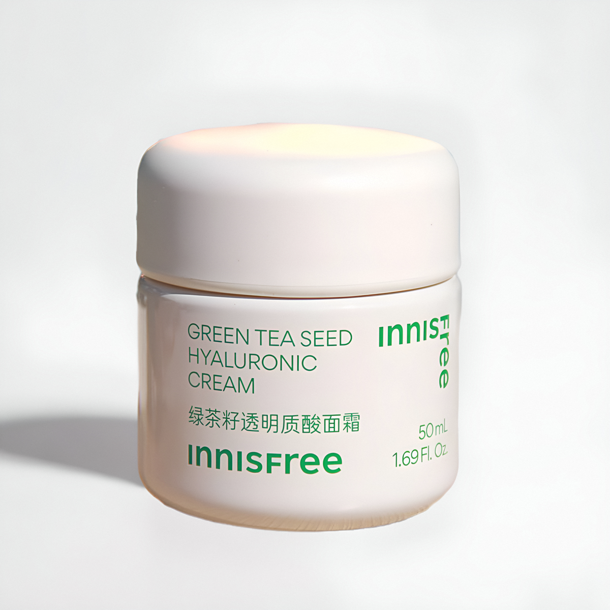 innisfree/悦诗风吟绿茶籽透明质酸面霜精华护肤面霜舒缓紧致保湿