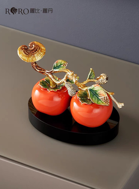 珐琅彩中式摆件乔迁礼品