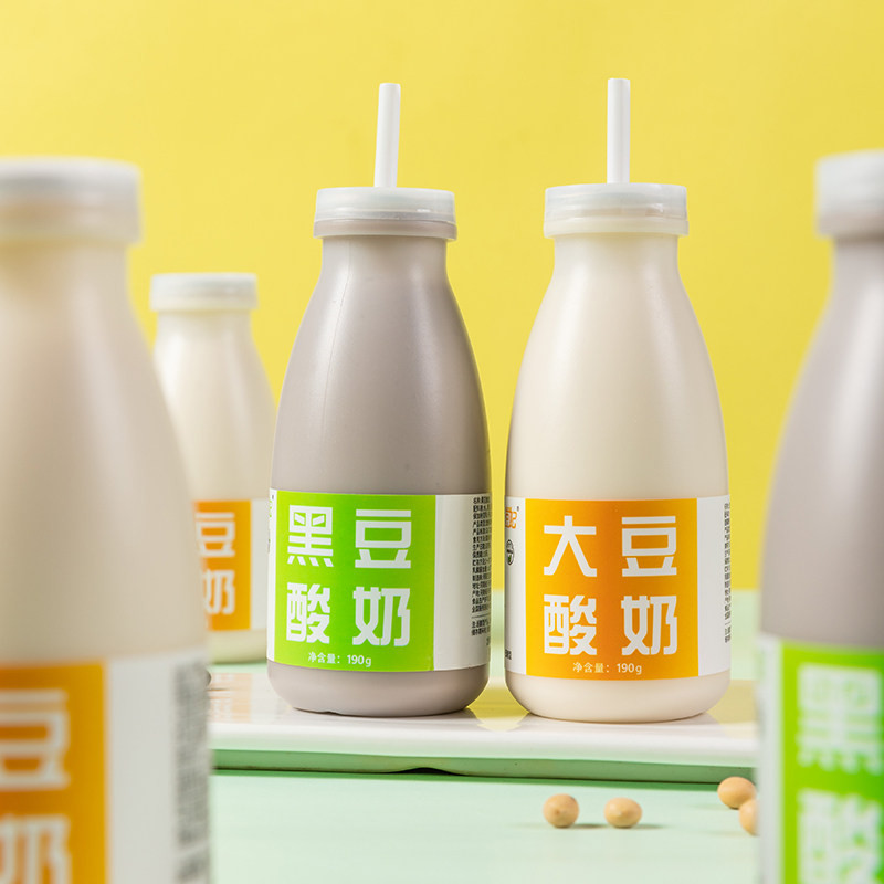 豆妃大豆酸奶纯素食黑豆植物薛三三发酵品原味无蔗糖精整箱菌官方,淘宝优惠券,粉丝福利购,淘宝优惠卷