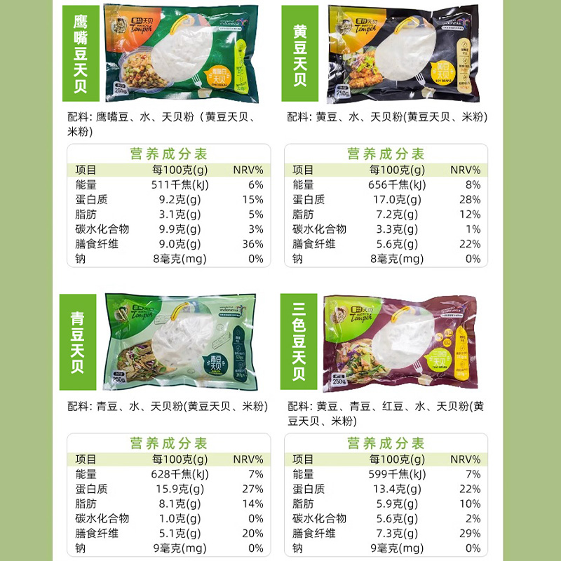 鲁特天贝黄豆制作净纯素速食品植物发酵Tempe/tempeh印尼丹贝腐-图2