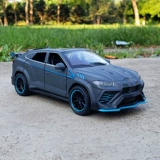 Lamborghini, внедорожный легкосплавный автомобиль, реалистичная модель автомобиля, игрушечная машина со светомузыкой, масштаб 1:32