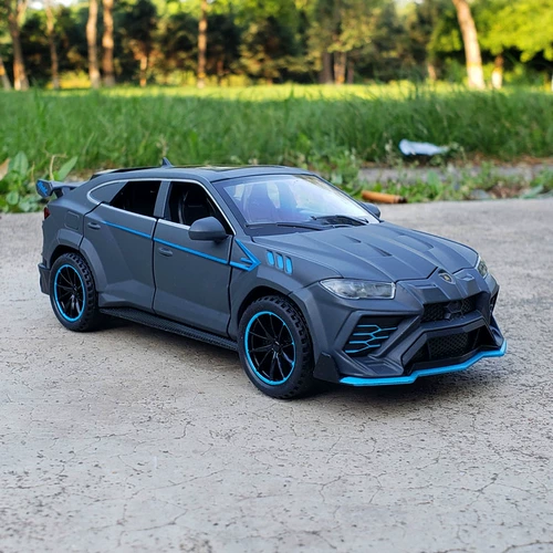 Lamborghini, внедорожный легкосплавный автомобиль, реалистичная модель автомобиля, игрушечная машина со светомузыкой, масштаб 1:32