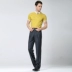 Quần Woodpecker nam mùa hè mỏng kinh doanh ăn mặc giản dị trung niên phù hợp với quần thẳng không quần sắt - Suit phù hợp