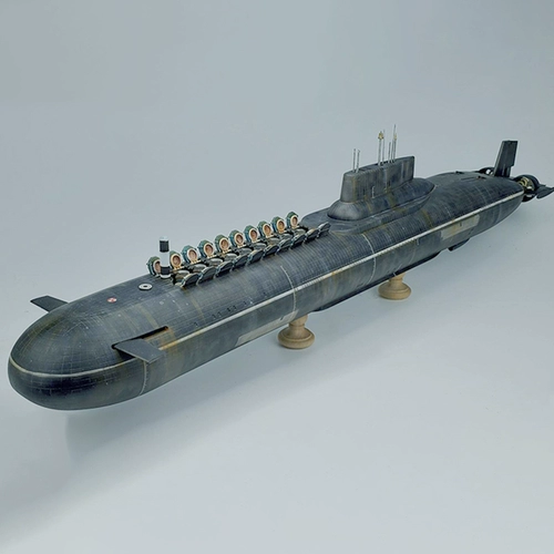Маленький военно-морской реалистичный конструктор, масштаб 1:350, Россия, подводная лодка