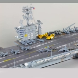 Маленький конструктор, корабль, реалистичный авианосец, масштаб 1:700, США