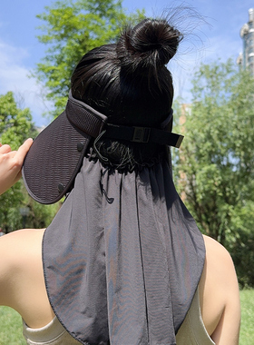 2025新款遮阳帽女防晒防紫外线夏