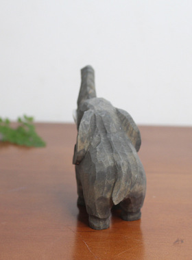 手工木质工艺品创意个性动物摆件