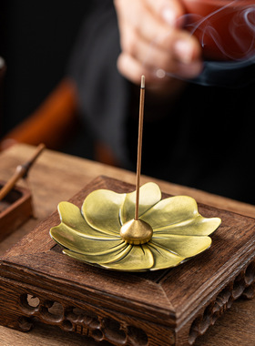 厂家直销百福香盘莲花三宝盘香插