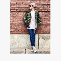 US Army Corps Edition Four-Color Camouflage BU Shirt Retro Jacket Tooling Jacket Vintage Ancient non-M65