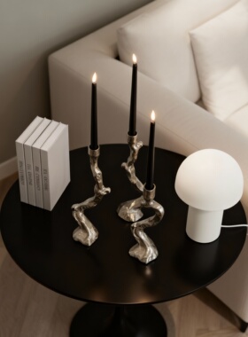 轻奢树脂枝条桌面植物摆件