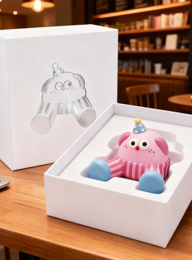 卡通动物树脂桌面摆件礼盒送礼