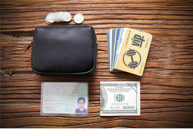 Men's casual large capacity short zipper wallet Men's casual large capacity short zipper wallet