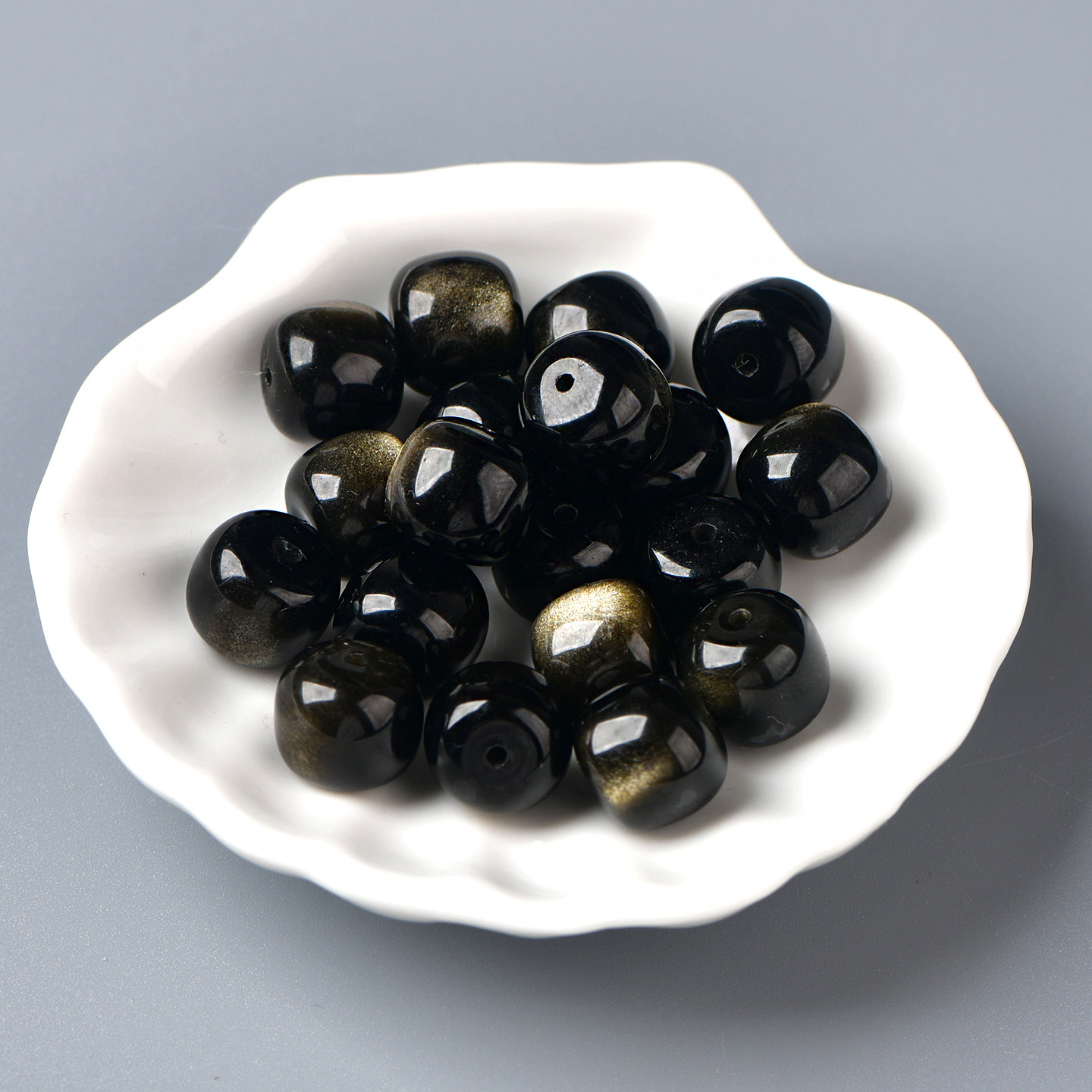 天然水晶金曜石双眼老型珠散珠子diy手工饰品配件材料串珠单珠,淘宝优惠券,粉丝福利购,淘宝优惠卷