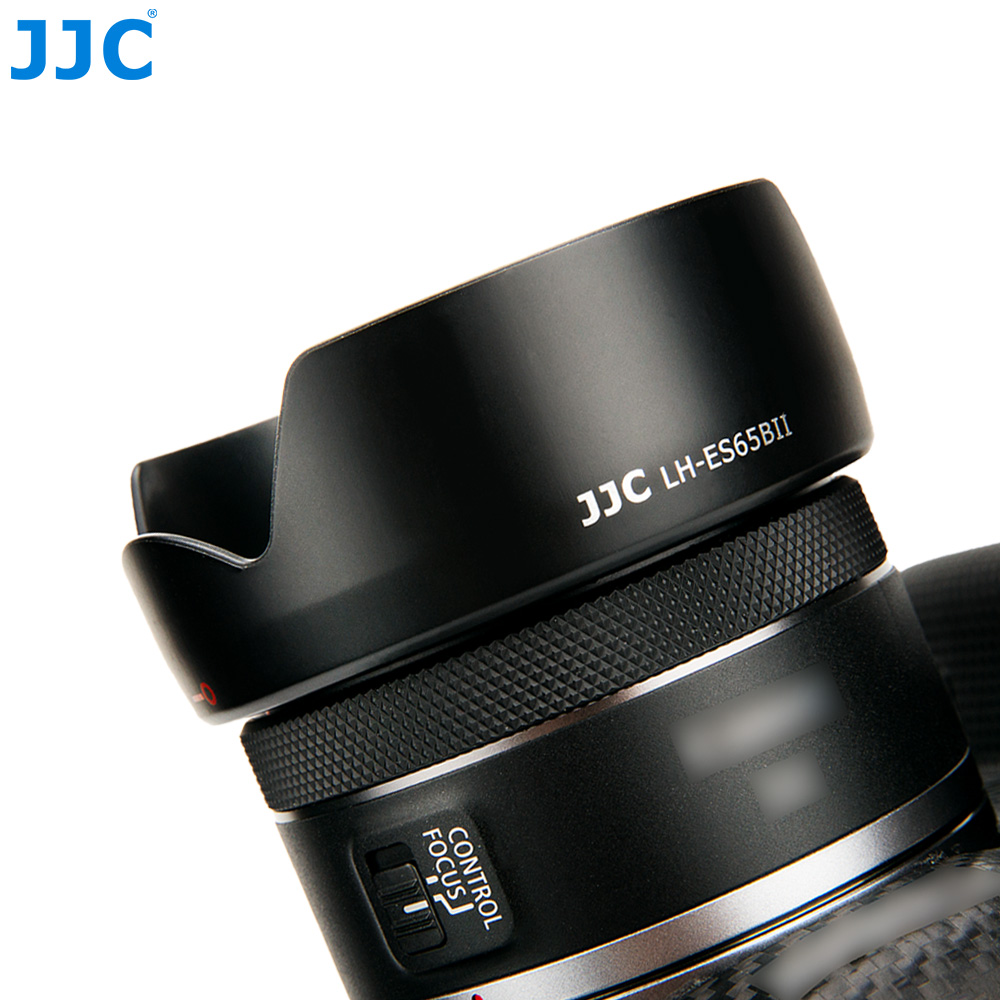 JJC 适用于佳能ES-65B遮光罩 RF 50mm 1.8 STM镜头全画幅R6 R5 R RP新小痰盂三代 EF 50 1.8定焦人像镜头配件 - 图0