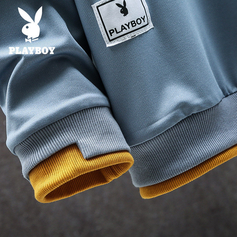花花公子男装2020秋季新款宽松卫衣 花花公子服饰卫衣