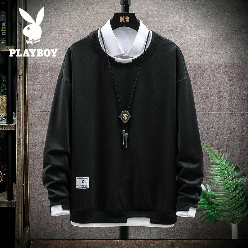 花花公子男装2020秋季新款宽松卫衣 花花公子服饰卫衣