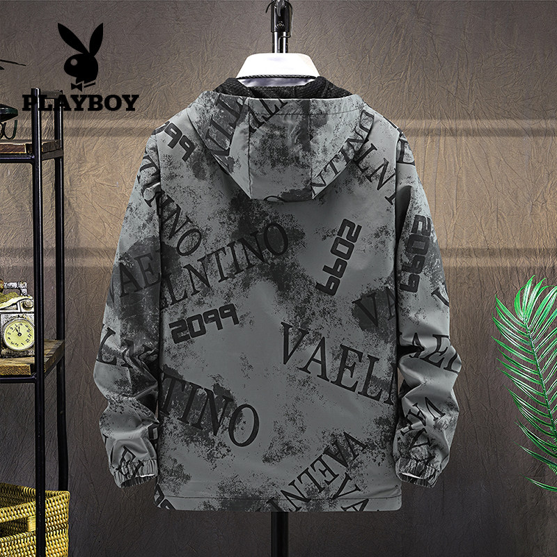 花花公子男装秋冬季新款男生夹克 花花公子服饰夹克