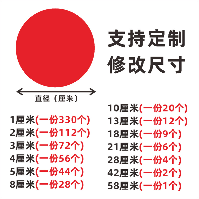 PVC圆形贴纸墙贴圆圈幼儿园站位定点贴家具装饰波点防水堵孔封口 - 图1