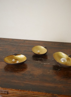 铜烛台客厅软装饰品十境新中式