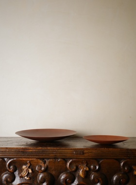 十境铜桌面摆件新中式客厅托盘