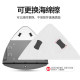 Household glass cleaning artifact double-layer high-rise strong magnetic double-sided thick glass housekeeping cleaning window special tool brush