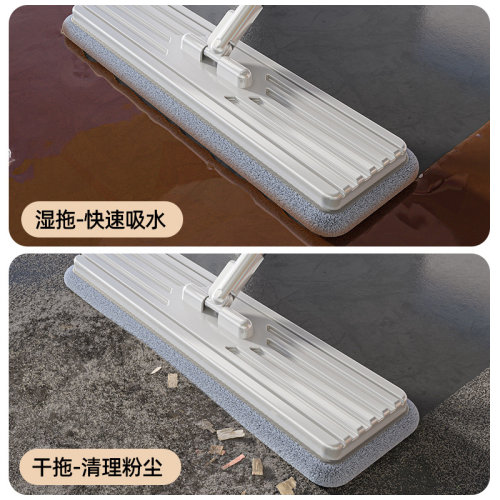 2025新款免手洗平板拖把家用免洗一拖懒人净干湿两用布神器大墩布-图2