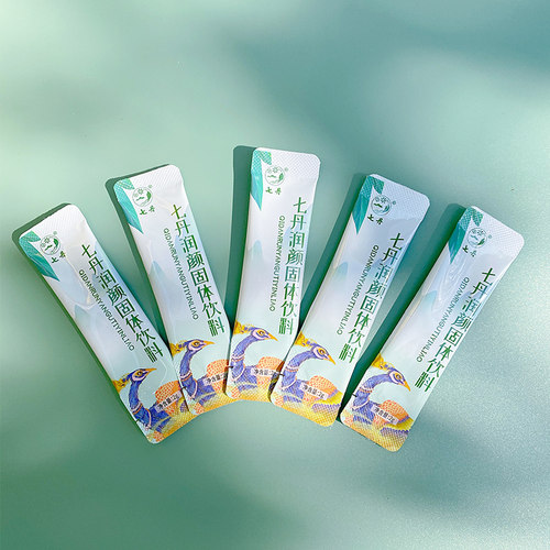 七丹润颜固体饮料2g*30袋/盒植物成分官方正品内调冲服享牙膏加赠 - 图2