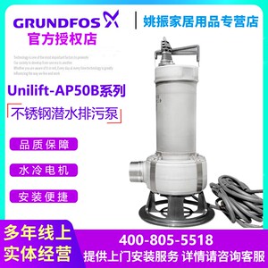 丹麦格兰富水泵家用不锈钢排污泵AP50B.50.15.3V水景循环泵潜水泵