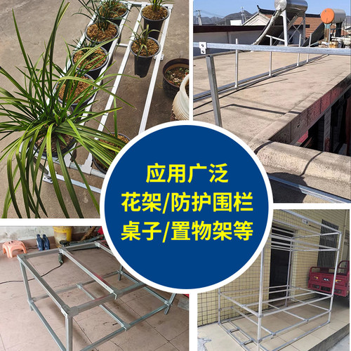 方管免焊连接件铝合金不锈钢钢管方钢配件固定卡扣三通方管连接件 - 图3