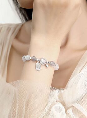 【纯银|正品】纳福猫眼石手链