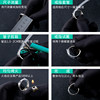 Live ring ultra-thin anti-falling invisible fixed heat shrinkable tube